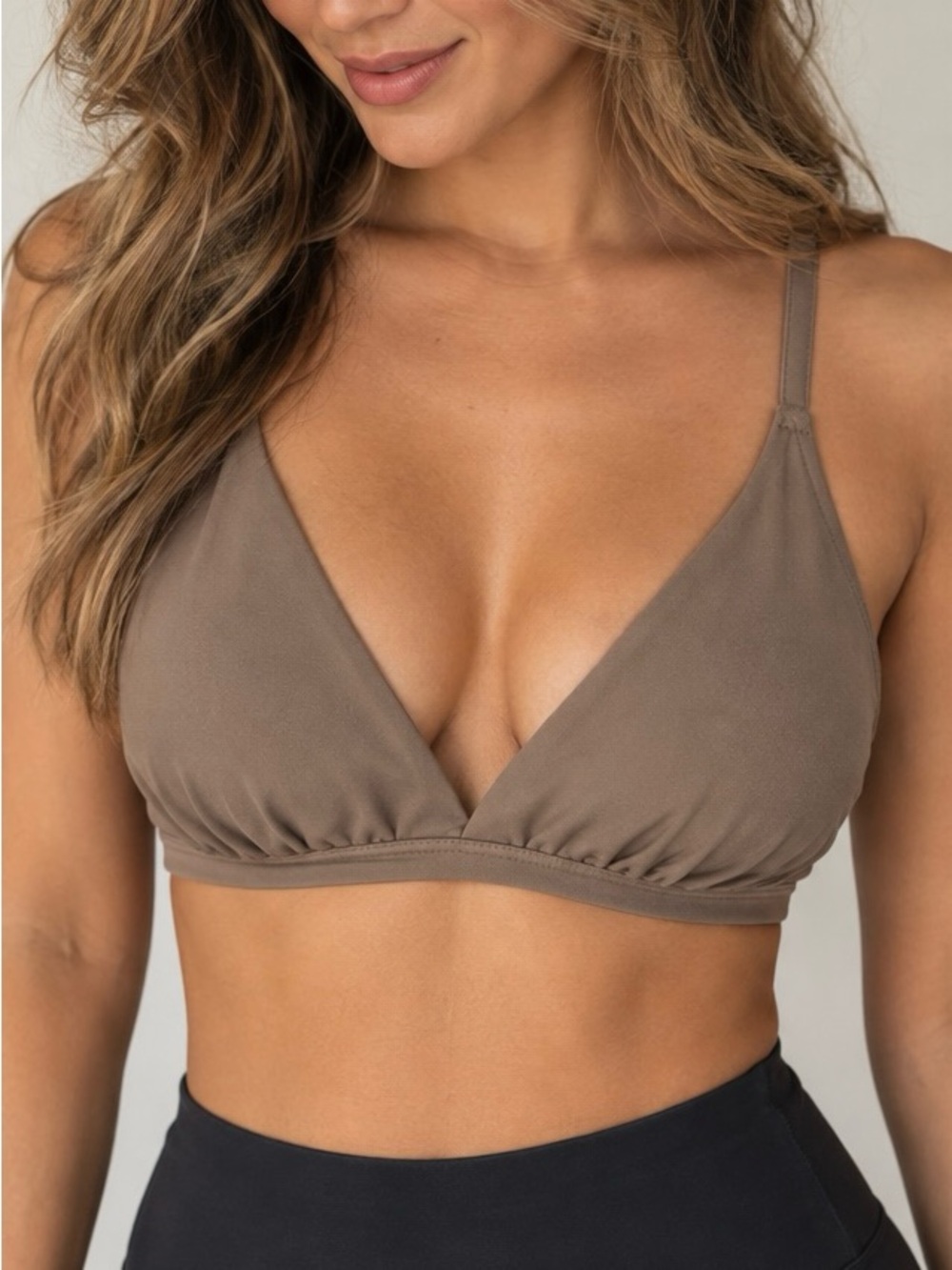 BuffBunny Taupe Sports Bra